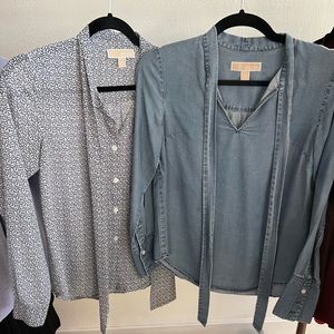 Bundle of 2 Michael Kors Blouses